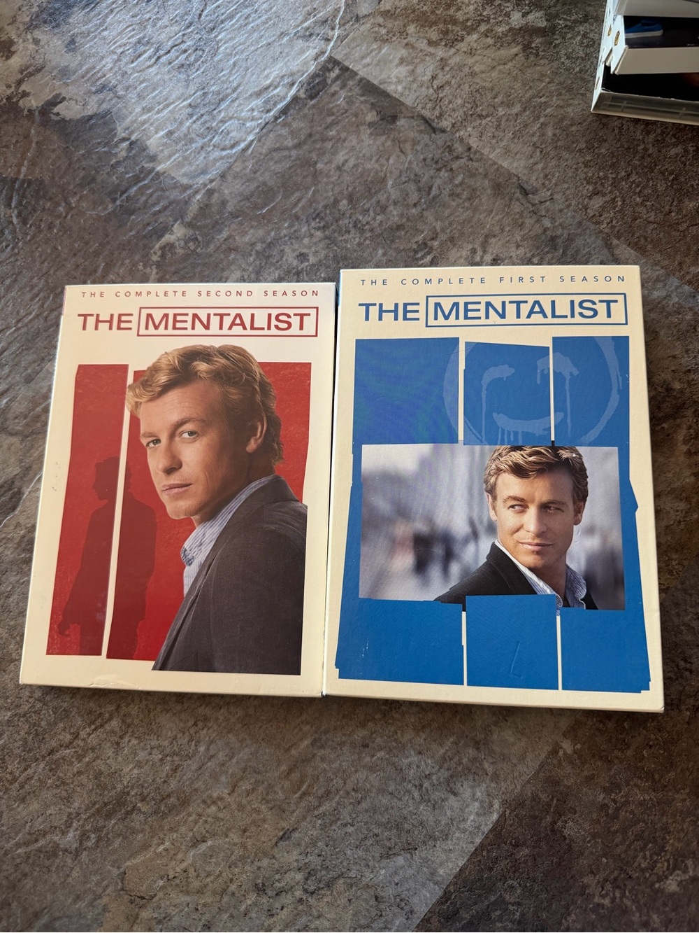 The Mentalist Complete Seasons 1 & 2 DVD Set - Red & Blue Covers